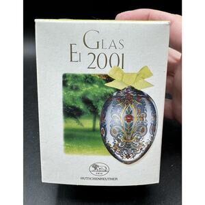 Brand New Hutschenreuther Ornaments 2001 Crystal Spring Egg 2397282
